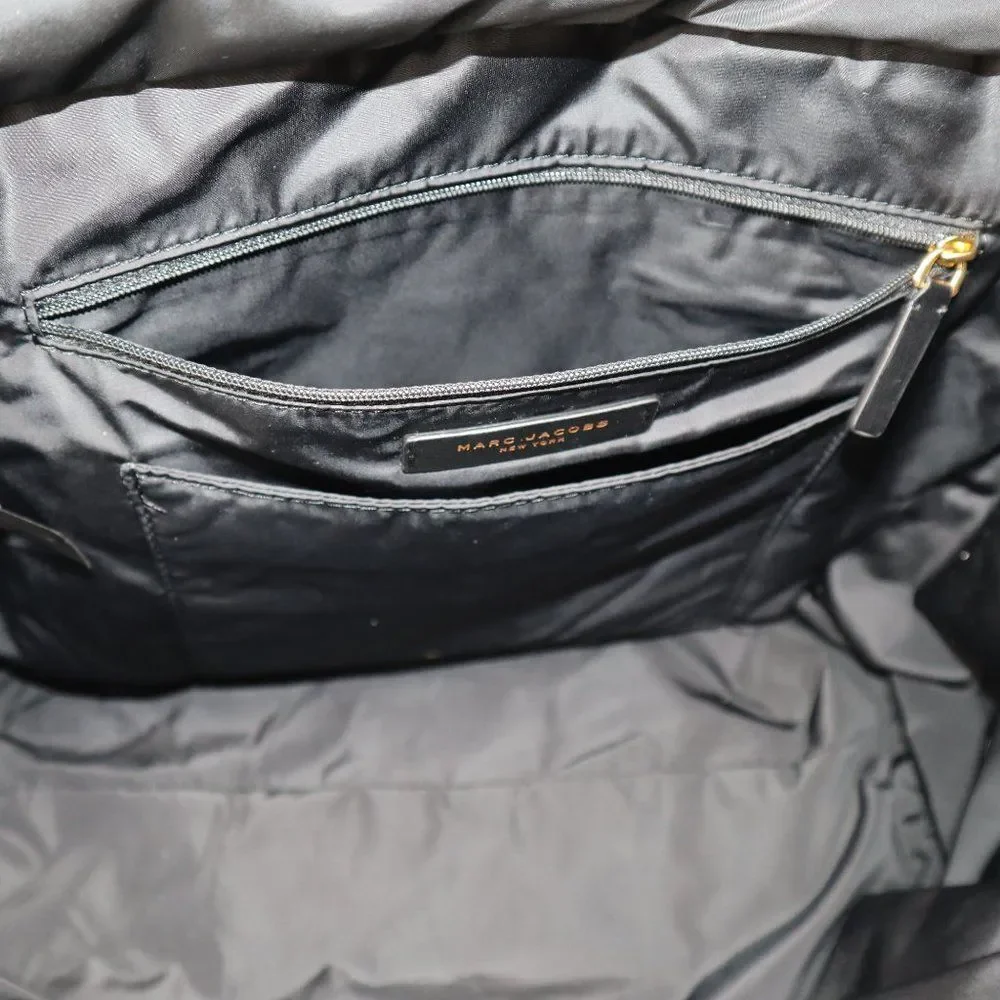 Marc Jacobs Crosby Quilted Diaper Black Nylon Baby Bag